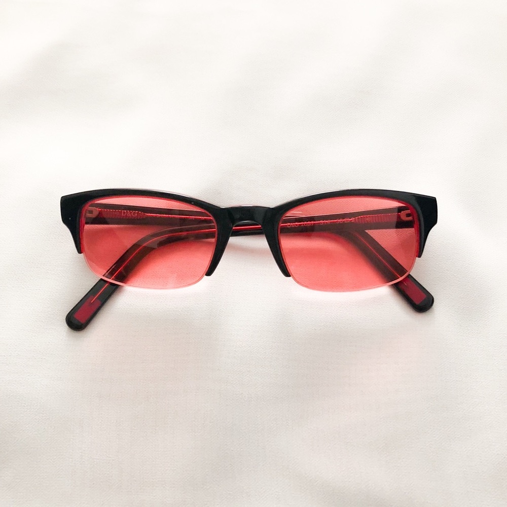 Dolce & Gabanna Red Tinted vintage Sunglasses